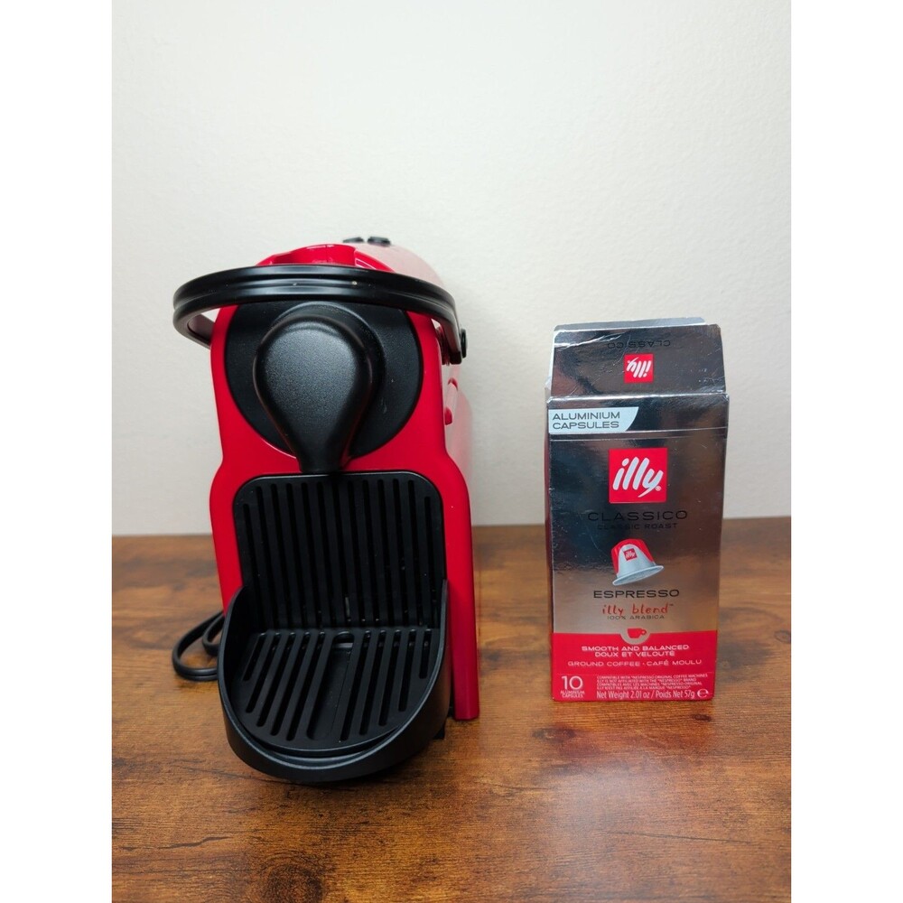 Nespresso by Breville Inissia Espresso Machine - Red - Tested